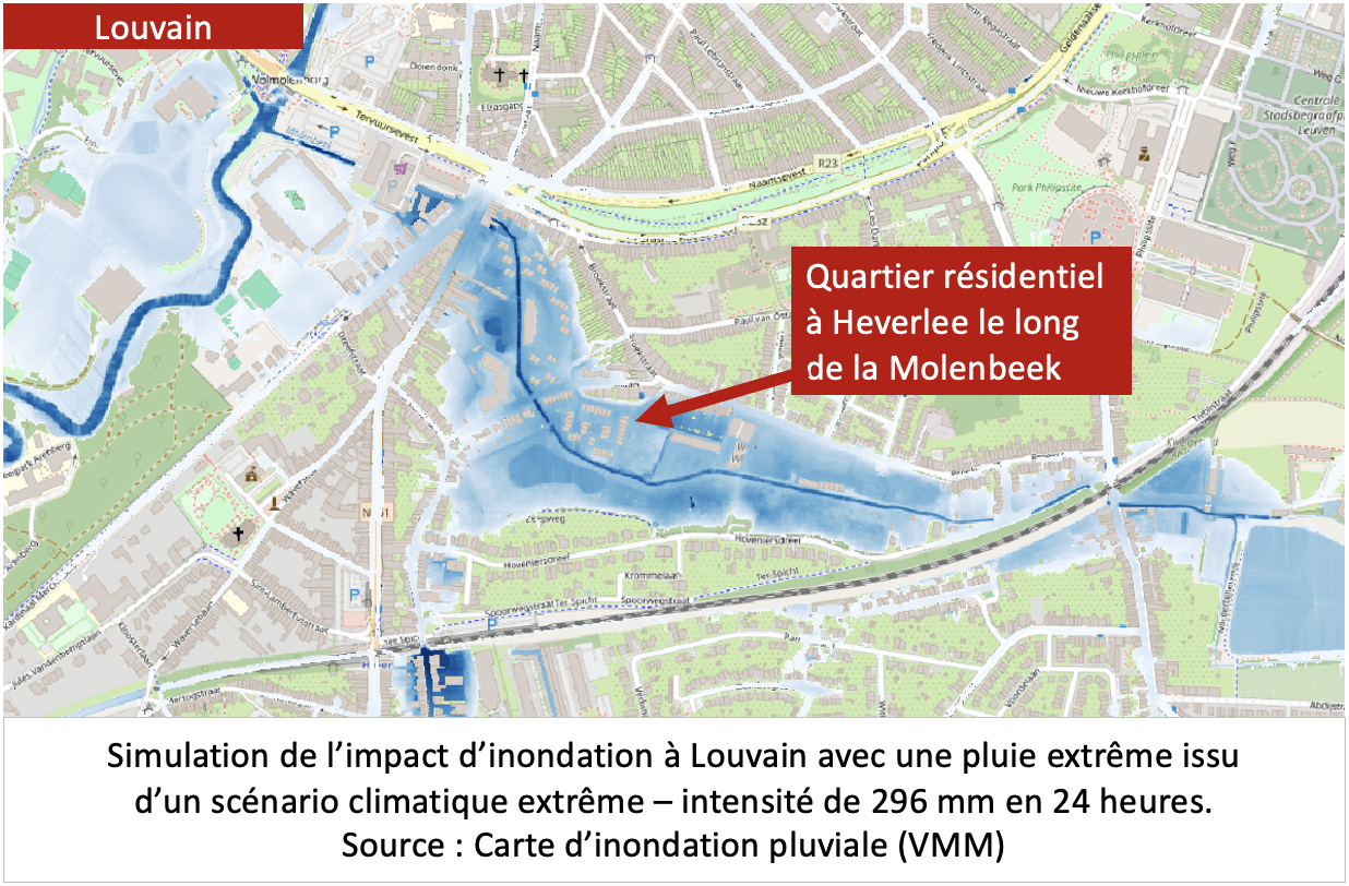 Les précipitations extrêmes se multiplient déjà en Flandre.